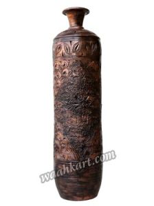 traditional indian engrave art pot