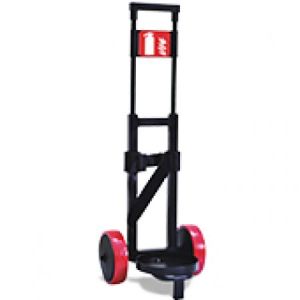 Single Fire Extinguisher Trolley