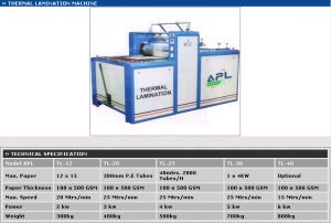 Thermal Lamination Machine