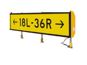 TAXIWAY GUIDANCE SIGNS BOARD