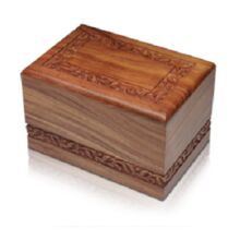 WOOD CREMATION URN