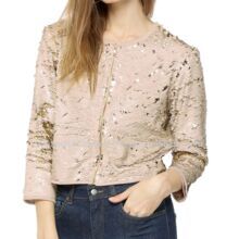 Womens Sequined Jacket