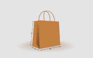 Golden Recycle Paper Bag L13