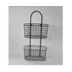 Black Wall Hanging Basket