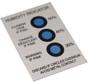 humidity indicator card