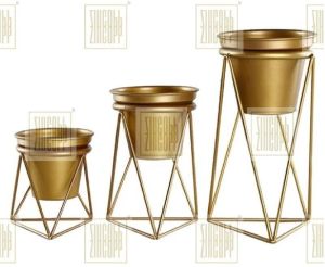 Zincopp Planter Pot Stand Set of 3