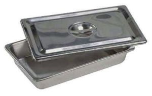 Stainless Steel Catheter Tray with Cover