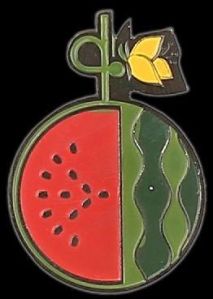 The Customized Watermelon Lapel Pin