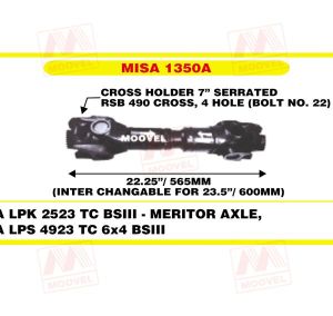 MISA 1350A Interaxle Shaft Assembly