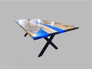 Hard Blue Dining Table
