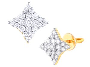 Quaint Geometry Diamond Earring