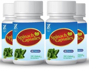 Spinach Capsules A superfood, Boosts Immunity, Supports Eye, Skin, Bone and Heart Health, Helps Weig