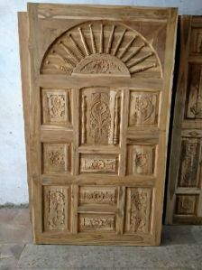 Teak wood designer door