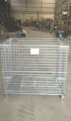 Wire mesh trolley