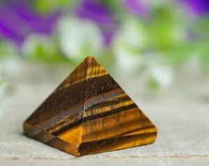 Tiger Eye Pyramid