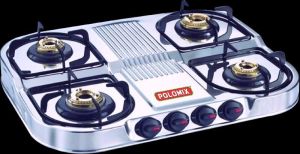 POLOMIX STEP-4 RITZ (402) STAINLESS STEEL LPG STOVE (4 BURNER)