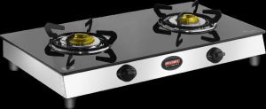 POLOMIX VIAO BLACK 2 BURNER GLASS TOP