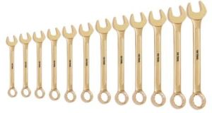 Us Tool Ust-Cw12s. Non Sparking Combination Wrench Set 12 Pcs-