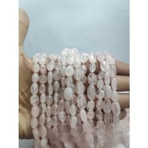 Rose Quartz Tumbled Beads