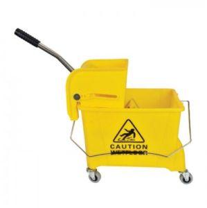 Single bucket Mop Wringer Trolley