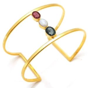 Brass Stone Bracelets