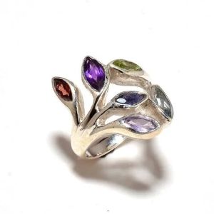 Mix Semi Precious Stone Ring