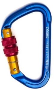 Aluminium Fixe carabiner Rock Screw