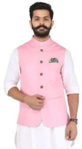 Pink Nehru Jacket