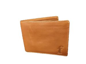 Genuine Leather Tan Wallet (5 Slots)