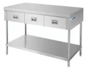 Stainless Steel Drawer Table