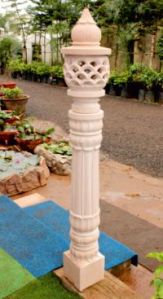 Sandstone Pillar Lamp