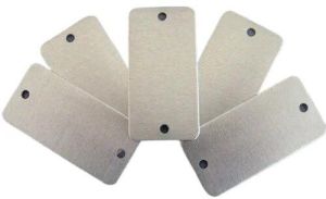 Aluminium Blank Tags