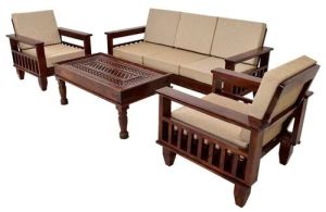 Wooden Sofa Set