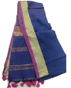 Pure Linen Silk Saree