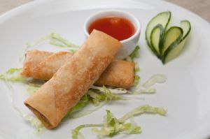 Desi Veg Spring Rolls