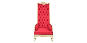 Wooden Highback Wing Chair