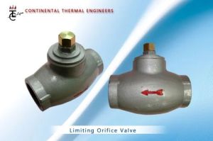 limiting orifice valve