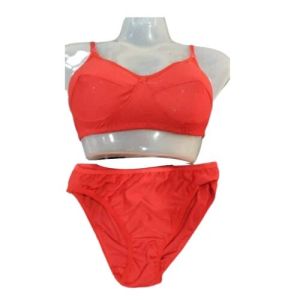 Red Bra Panty Set