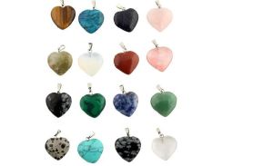 Heart Shape Pendant Stone