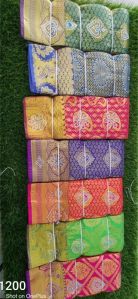 Putta design silk Saree