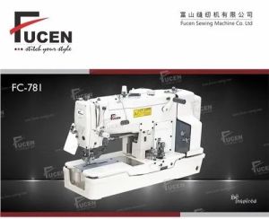 fc-781 lock stitch straight button holing machine