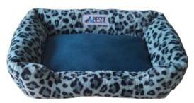 Small Rectangular Cheetah Prints Dog Bed