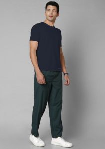 Knya Mens Navy Blue Half Sleeve Underscrub