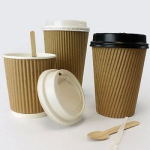 Ripple Paper Cup With Lid