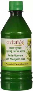 Patanjali Amla-Aloevera with Wheatgrass Juice