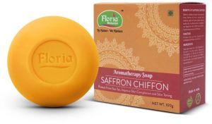 Floria Naturals Saffron Chiffon Aromatherapy Soap