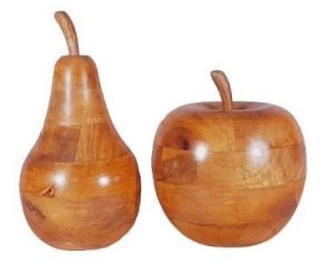 Decorative Apple and Pear Set of 2 Pcs