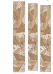 Wood Beige HL Wooden Strip Ceramic Tiles