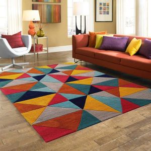 hand tufted woolen modern design carpet