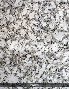 P White Granite Slab